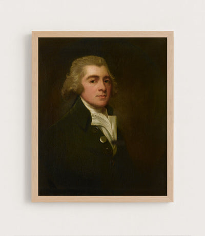 PORTRAIT OF A GENTLEMAN WEARING A DARK COAT - Museum Quality Art