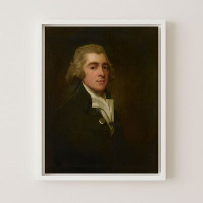 PORTRAIT OF A GENTLEMAN WEARING A DARK COAT - Museum Quality Art