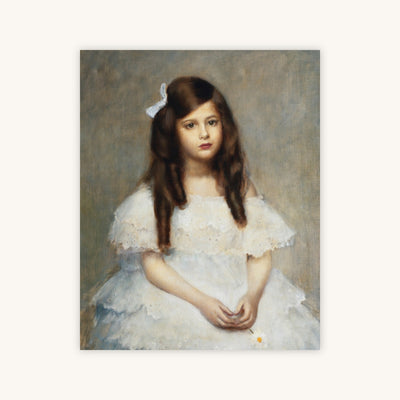 PORTRAIT OF A GIRL, SEATED THREE-QUARTER LENGTH — Primary Image