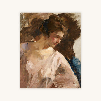 PORTRAIT OF A YOUNG LADY, UNFINISHED — Primary Image