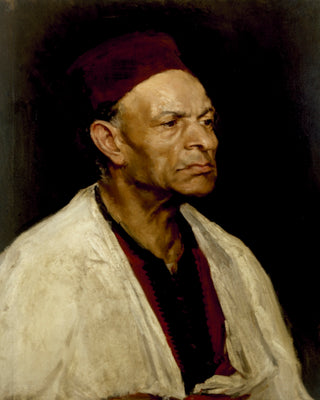 Portrait of a Man Wearing a Fez