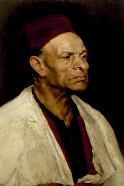 Portrait of a Man Wearing a Fez
