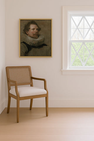 PORTRAIT OF A MAN WEARING A MILLSTONE COLLAR - Museum Quality Art