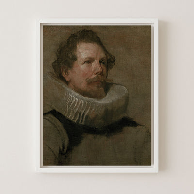 PORTRAIT OF A MAN WEARING A MILLSTONE COLLAR - Museum Quality Art