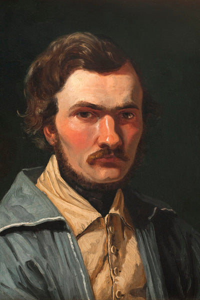 PORTRAIT OF A MAN LUNDBYE - Museum Quality Art