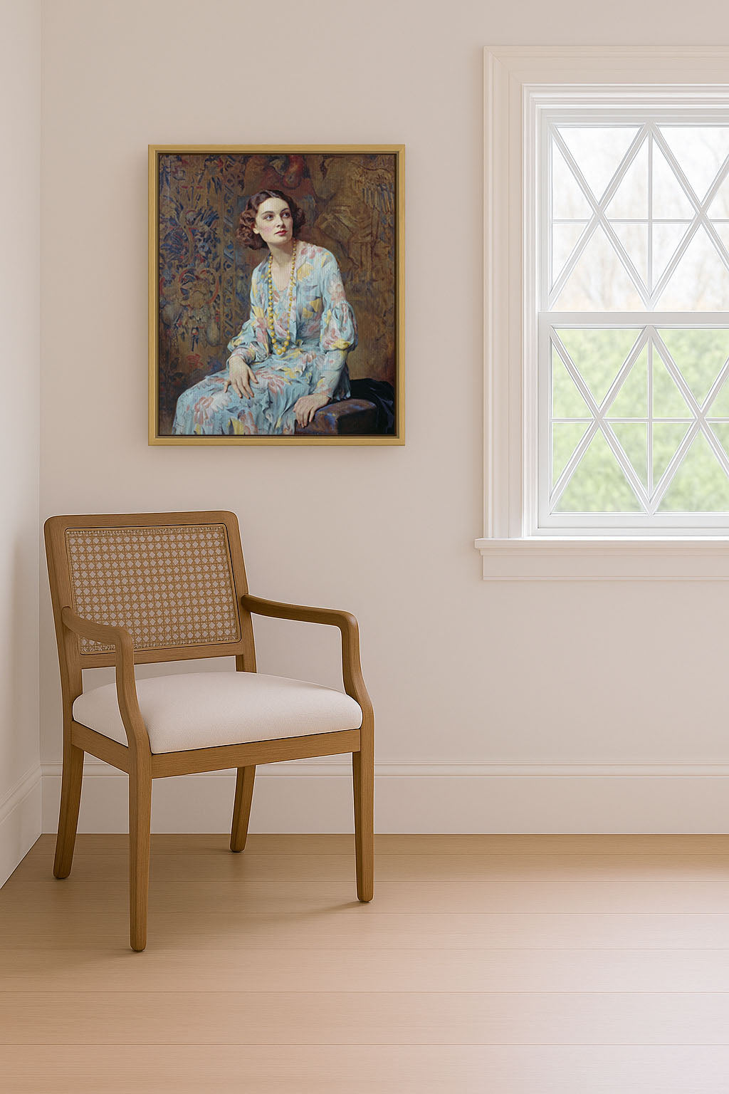 Portrait of a Modern Woman - Unique and Retro Portrait Art Prints