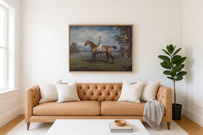 PORTRAIT OF A RACEHORSE - Museum Quality Art