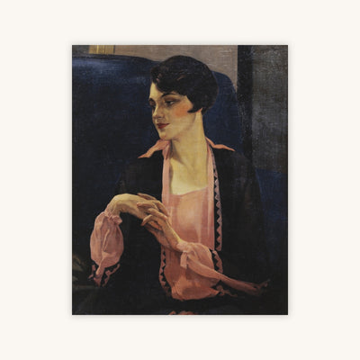 PORTRAIT OF A WOMAN, HALF LENGTH — Primary Image