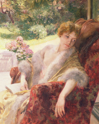 Portrait of a Woman in a Fur Wrap