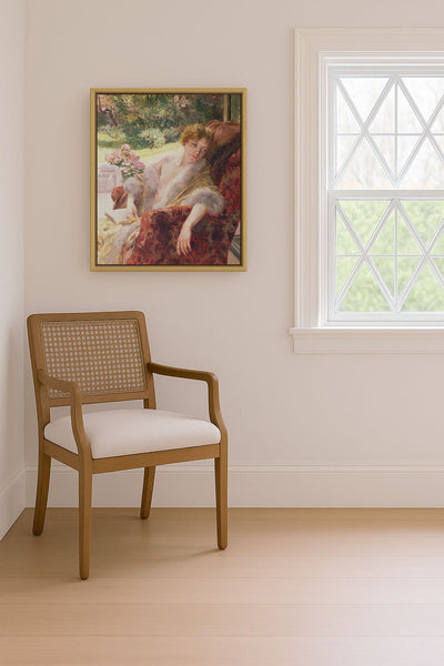 PORTRAIT OF A WOMAN IN A FUR WRAP