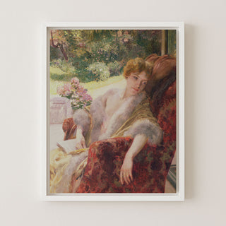 PORTRAIT OF A WOMAN IN A FUR WRAP