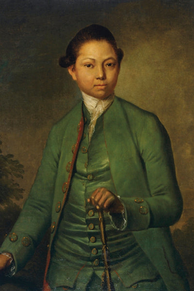 Portrait of a Young Man Wearing a Green Jacket