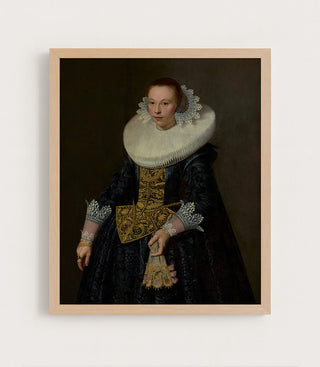 PORTRAIT OF A YOUNG WOMAN GETTY - Museum Quality Art