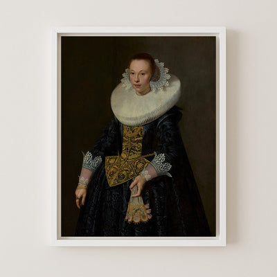 PORTRAIT OF A YOUNG WOMAN GETTY - Museum Quality Art