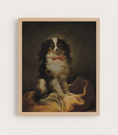 PORTRAIT OF CAVALIER KING CHARLES SPANIEL - Museum Quality Art
