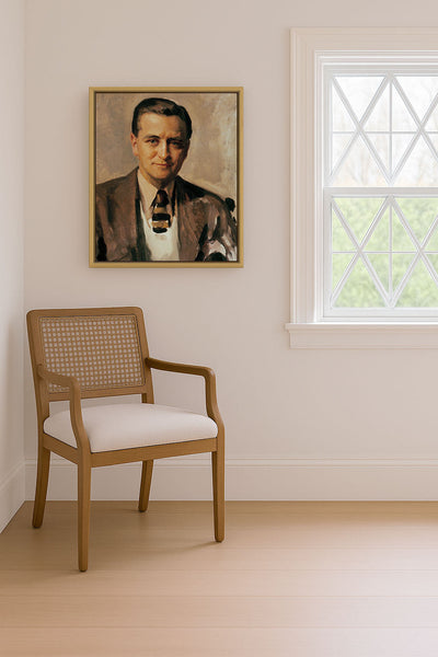 PORTRAIT OF FRANCIS SCOTT FITZGERALD - Museum Quality Art