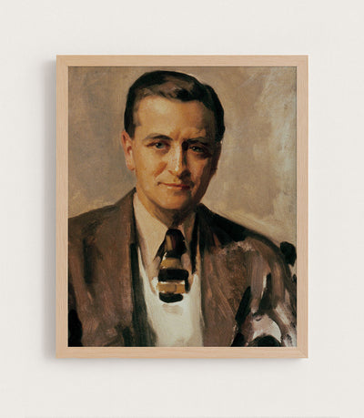 PORTRAIT OF FRANCIS SCOTT FITZGERALD - Museum Quality Art