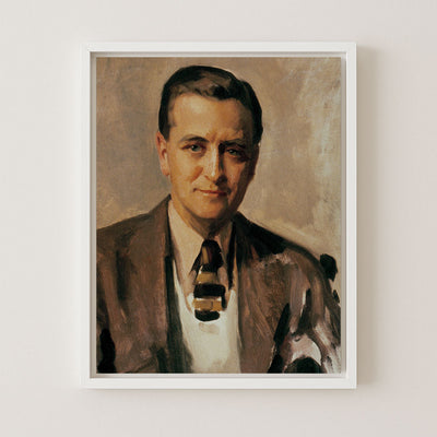 PORTRAIT OF FRANCIS SCOTT FITZGERALD - Museum Quality Art