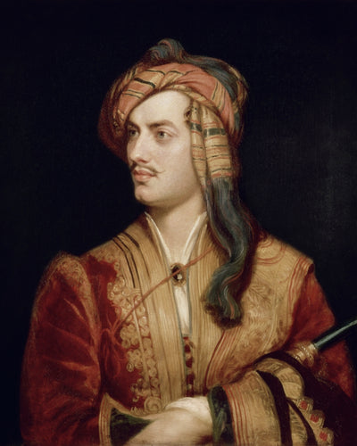 PORTRAIT OF GEORGE GORDON IN ALBANIAN DRESS