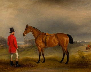 Portrait of Lord Newport and Rowton, a Favourite Hunter