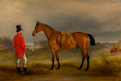Portrait of Lord Newport and Rowton, a Favourite Hunter