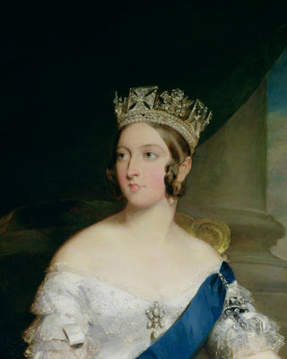 PORTRAIT OF QUEEN VICTORIA 1843 - Museum Quality Art