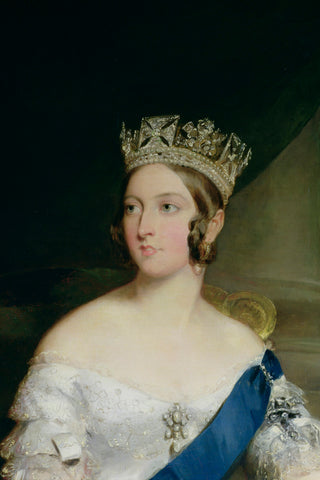 PORTRAIT OF QUEEN VICTORIA 1843 - Museum Quality Art
