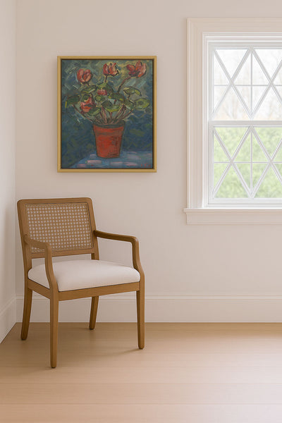 POTTED FLOWERS - Museum Quality Art