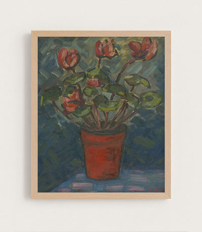 POTTED FLOWERS - Museum Quality Art