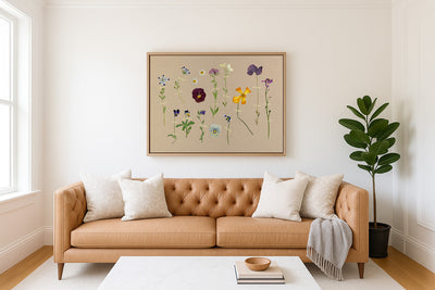 PRESSED WILDFLOWERS - Museum Quality Art