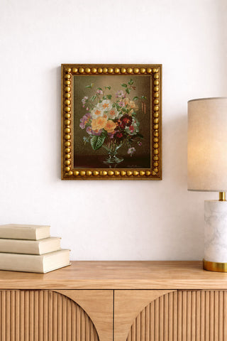 PRIMULAS IN A GLASS VASE - Museum Quality Art