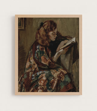 READING GIRL - Museum Quality Art