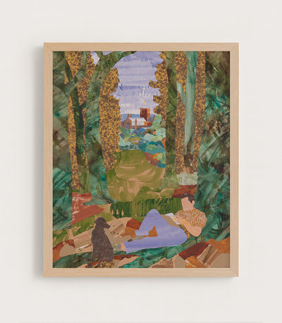 Reading in the Woods