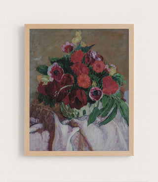 RED BOUQUET - Museum Quality Art
