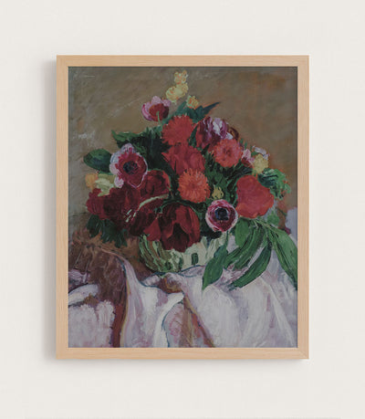 RED BOUQUET - Museum Quality Art