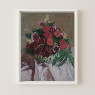 RED BOUQUET - Museum Quality Art