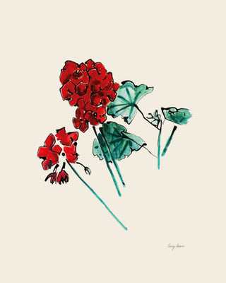 Red Geraniums