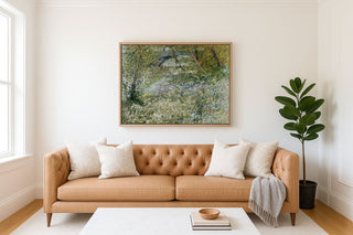 RIVER BANK IN SPRINGTIME - Museum Quality Art