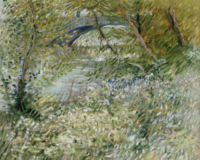 RIVER BANK IN SPRINGTIME