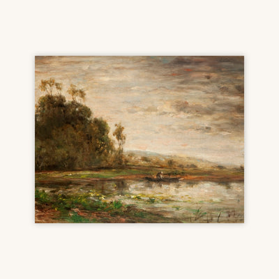 RIVER SCENE AT SUNSET — Primary Image