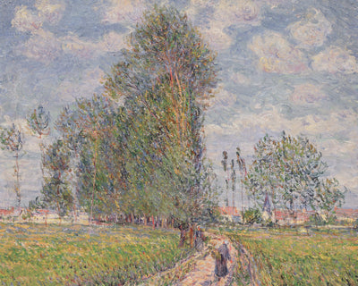 ROAD ON PRAIRIE ST CYR DU VAUDREUIL - Museum Quality Art