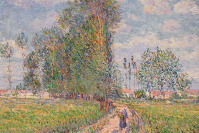 ROAD ON PRAIRIE ST CYR DU VAUDREUIL - Museum Quality Art