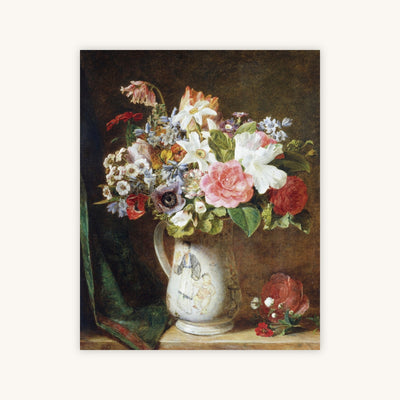 ROSES AND OTHER FLOWERS IN PORCELAIN — Primary Image