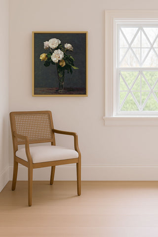 ROSES IN A CHAMPAGNE FLUTE - Museum Quality Art