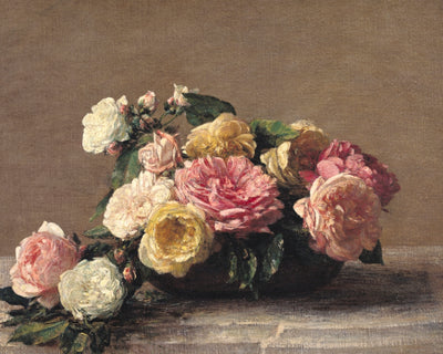 ROSES IN A DISH