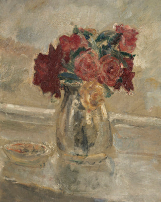 ROSES IN A VASE TE PAPA - Museum Quality Art