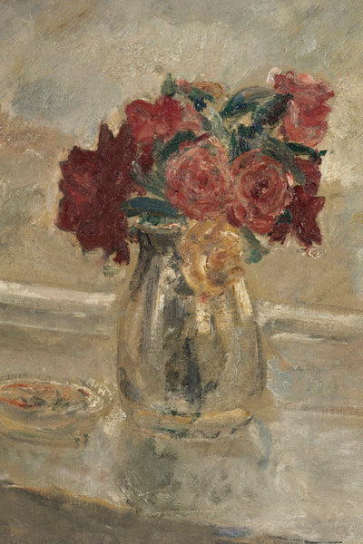 ROSES IN A VASE TE PAPA - Museum Quality Art
