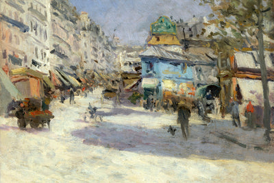 RUE LEPIC AT RUE PUGET AND PLACE BLANCHE - Museum Quality Art