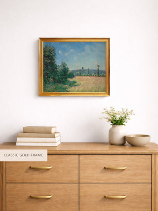 SAHURS MEADOWS IN MORNING SUN - Museum Quality Art
