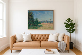 SAHURS MEADOWS IN MORNING SUN - Museum Quality Art